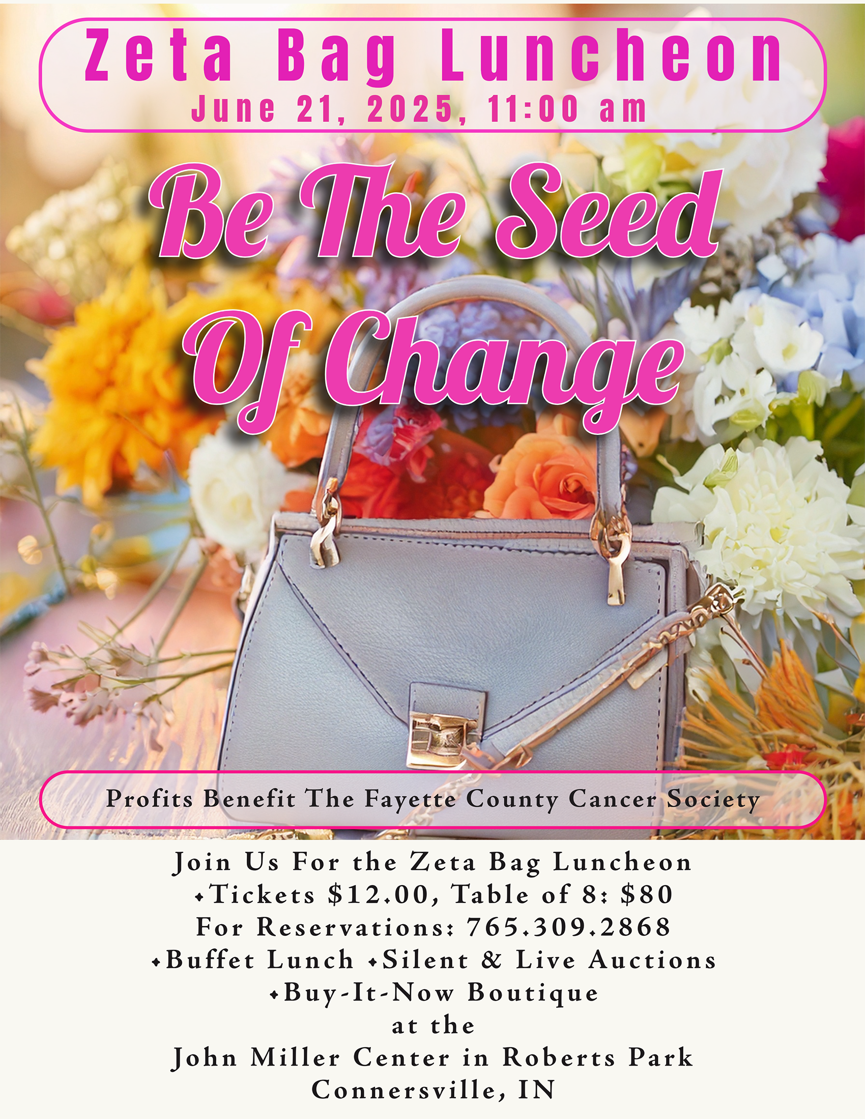 2025 zeta bag luncheon